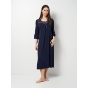 Нічна сорочка Cotpark   2XL,3XL,4XL,5XL темно-синій 13708-В-01